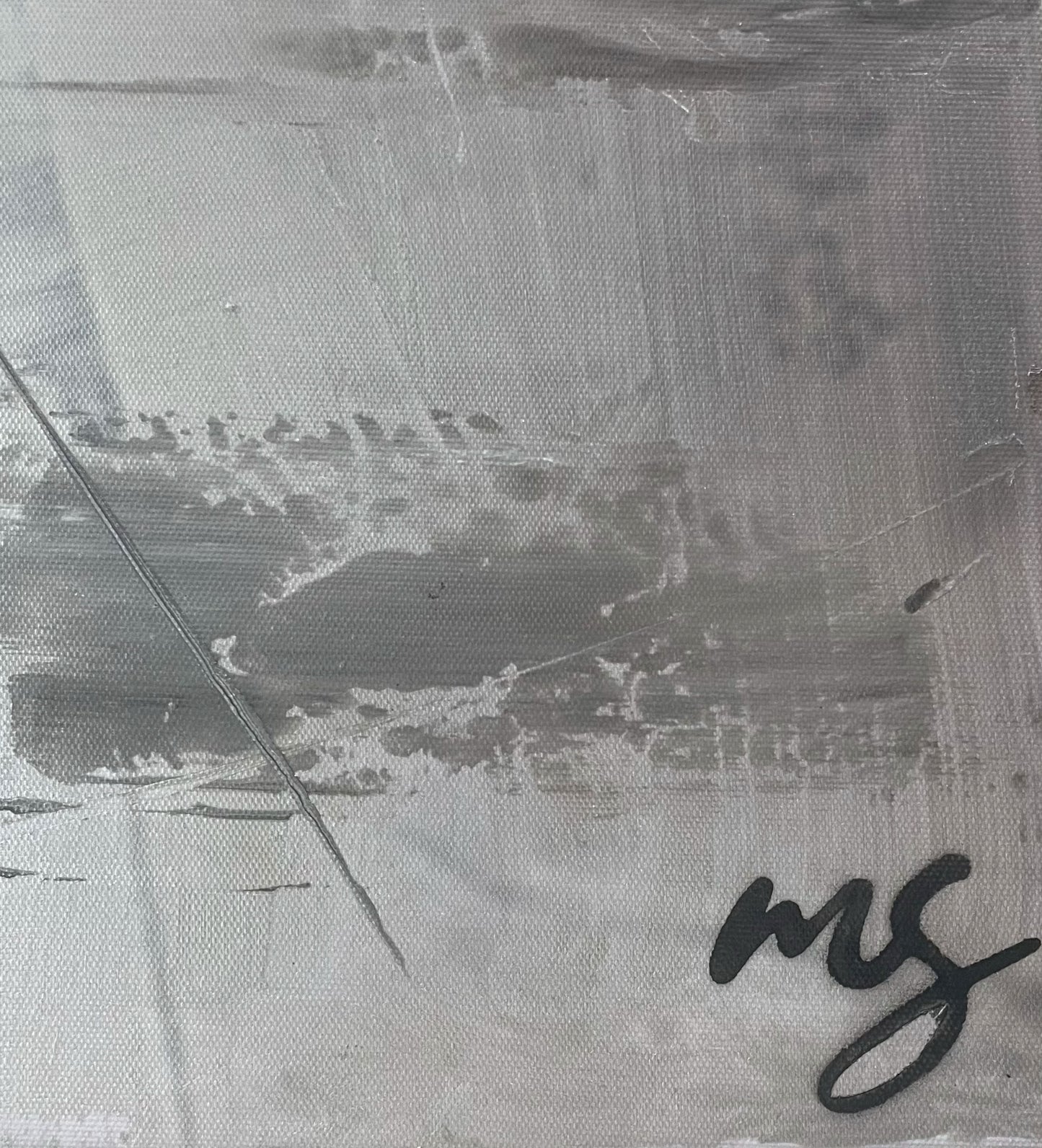 Strukturierte Oberfläche eines expressiven Porträts mit Schmetterlingsmotiv