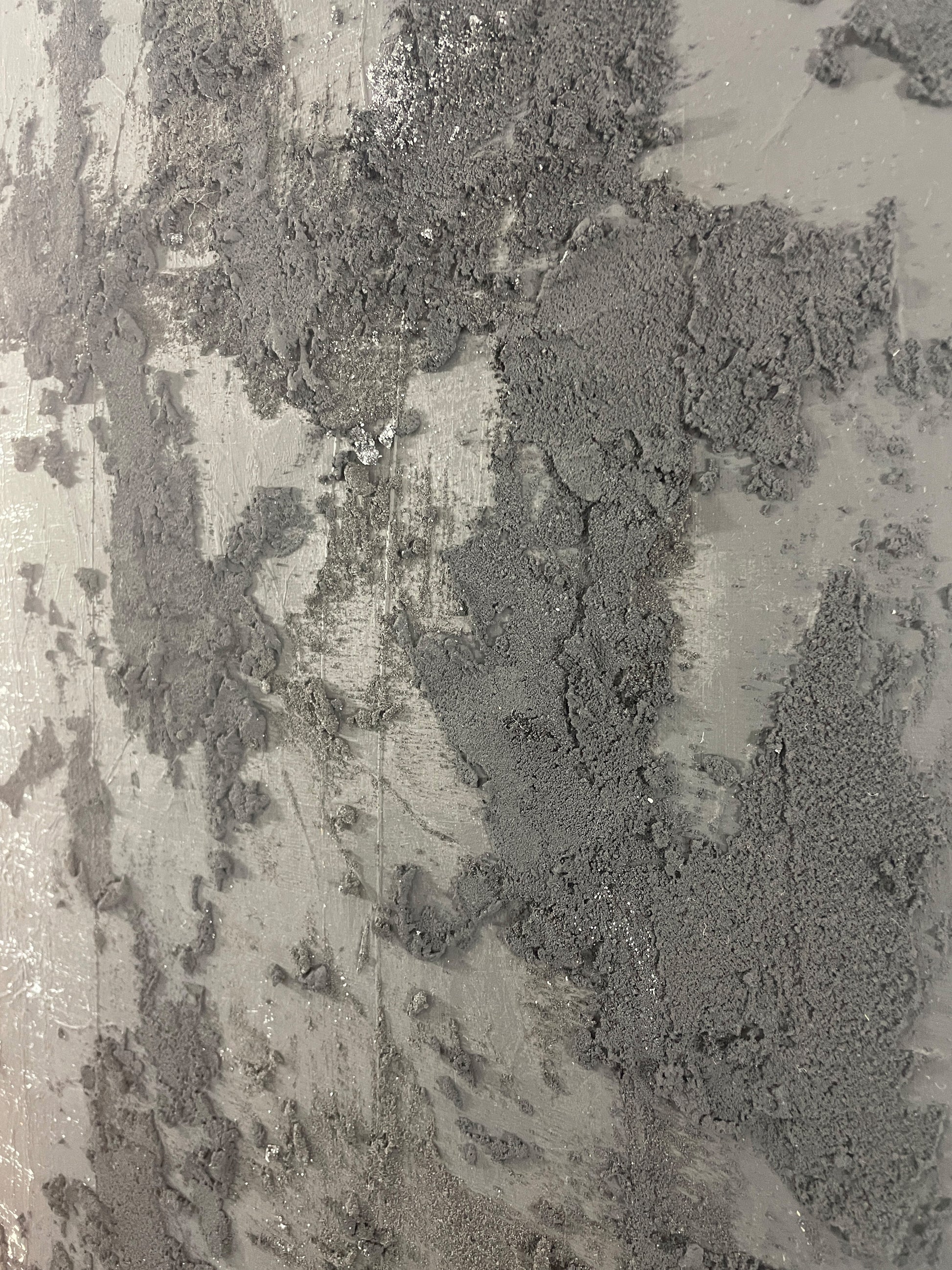 Nahaufnahme der grafischen Struktur mit bewusstem Bruch im Motiv